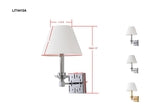 ELVIRA SILVER 15-INCH H GREEK KEY WALL SCONCE