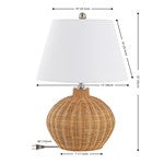 JUANA, RATTAN TABLE LAMP