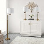 NADIA FLOOR AND TABLE LAMP SET
