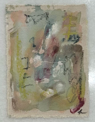 Abstract on Raw Canvas 5” x 7”