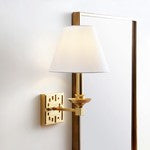 ELVIRA GOLD 15-INCH H GREEK KEY WALL SCONCE