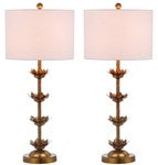 LANI IRON TABLE LAMP SET OF 2 W/ USB PORT