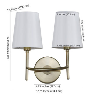 BARRETT TWO LIGHT WALL SCONCE