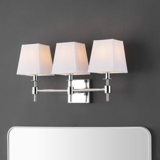 CLELIA 3 LIGHT Chrome IRON WALL SCONCE