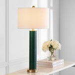 OLLIE 31.5-INCH H FAUX ALLIGATOR TABLE LAMP