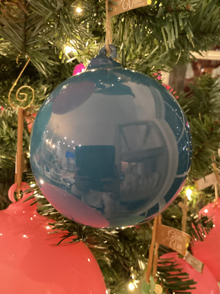 Sugar Plum Ball Ornament 4”