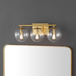 CHARLENE 3 LIGHT BRASS
IRON / GLASS WALL SCONCE