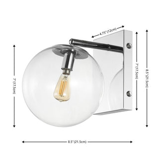 SEOUL CHROME
IRON WALL SCONCE - SET OF 2
