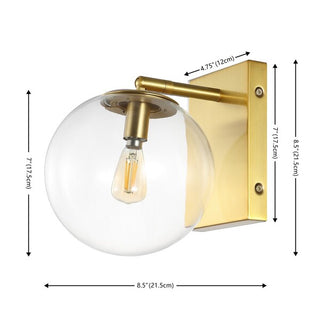 SEOUL gold IRON WALL SCONCE - SET OF 2