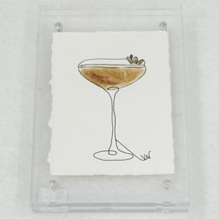Framed Cocktail Art