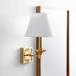 ELVIRA GOLD 15-INCH H GREEK KEY WALL SCONCE