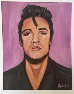 Pink Elvis Print