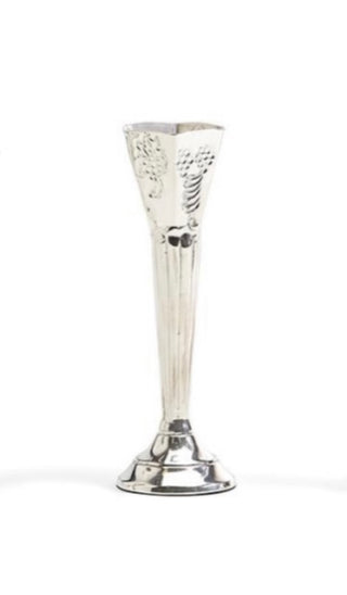 Silver-Plated Brass Bud Vase