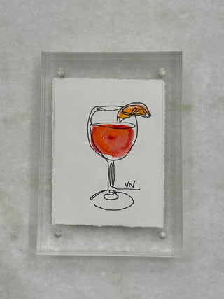 Framed Cocktail Art