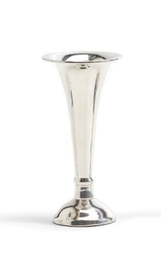 Silver-Plated Brass Bud Vase
