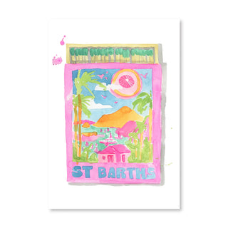 St. Barths 5x7 Matchbook Print