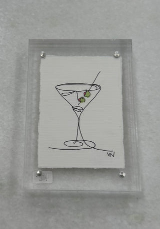 Framed Cocktail Art
