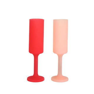 Seff Silicone Unbreakable Champagne Flutes