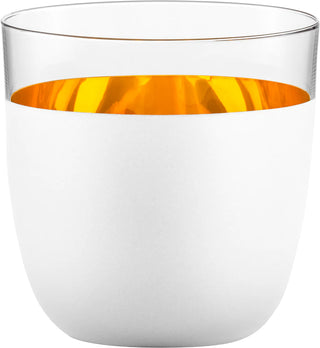 Crystal 24k Stemless Tumblers for Wine, Soda, Water, Set of 1