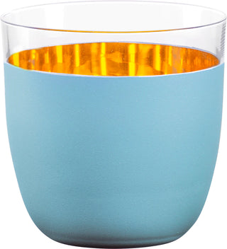 Crystal 24k Stemless Tumblers for Wine, Soda, Water, Set of 1