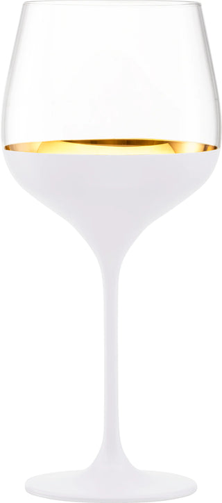 Largest Grand Burgundy 24k Gold Wine Glass, Set of 1