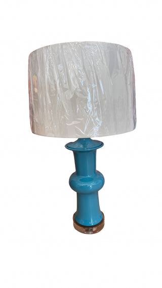 Porcelain Turquoise Lamp