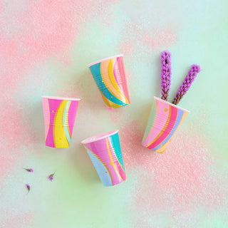 Color Couture Stripe Cup - Set of 4