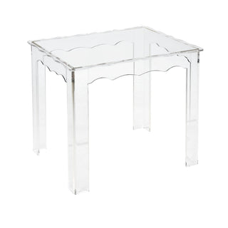 Scalloped Acrylic Nesting Tables